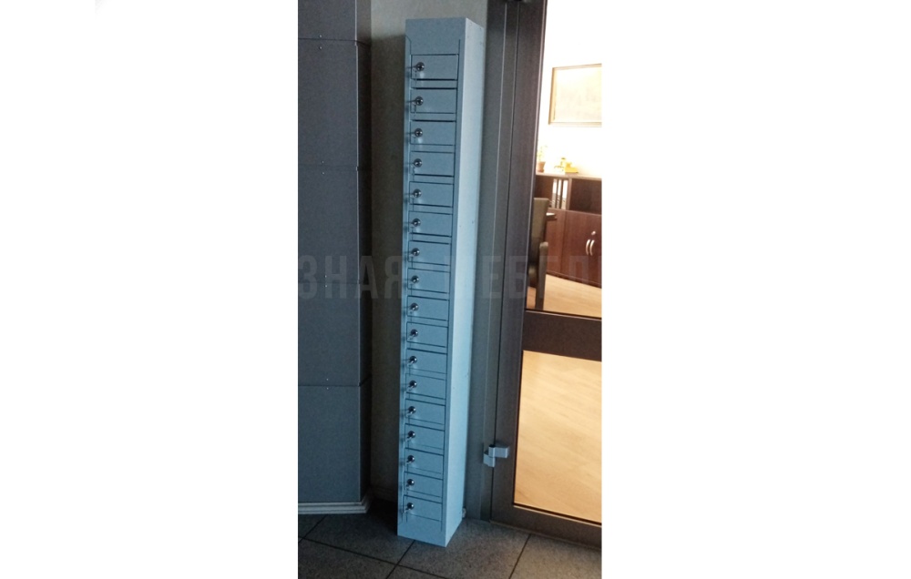 Шкаф для хранения мобильных телефонов в офис г. Челябинск